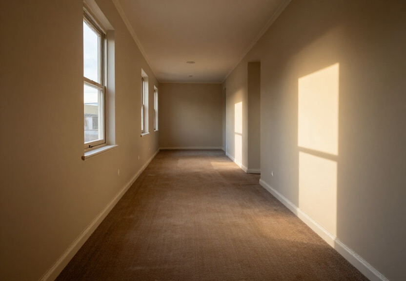 Dry, restored carpet and repaired skirting boards in the same Austral home
