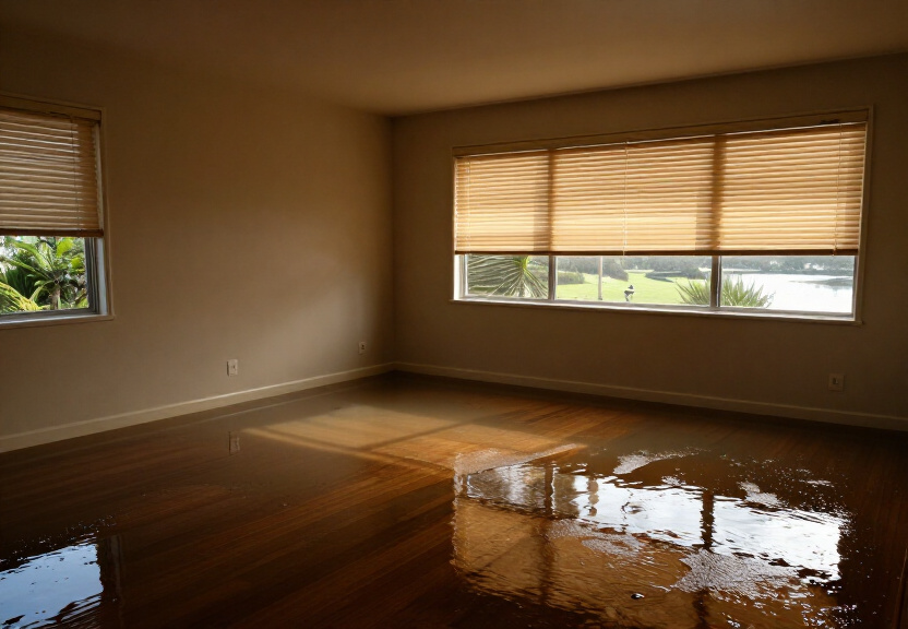 Flooded storage area in an Austral commercial property